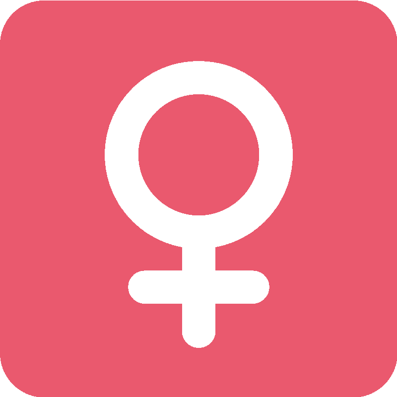 Sticker Female Sign