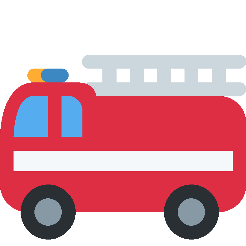 Sticker Fire Engine