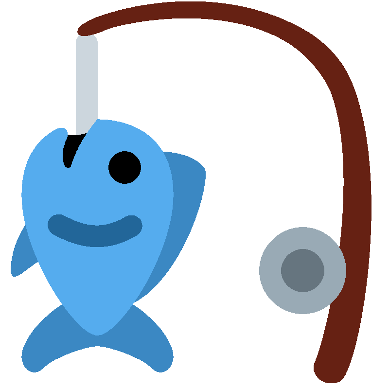 Sticker Fishing Pole