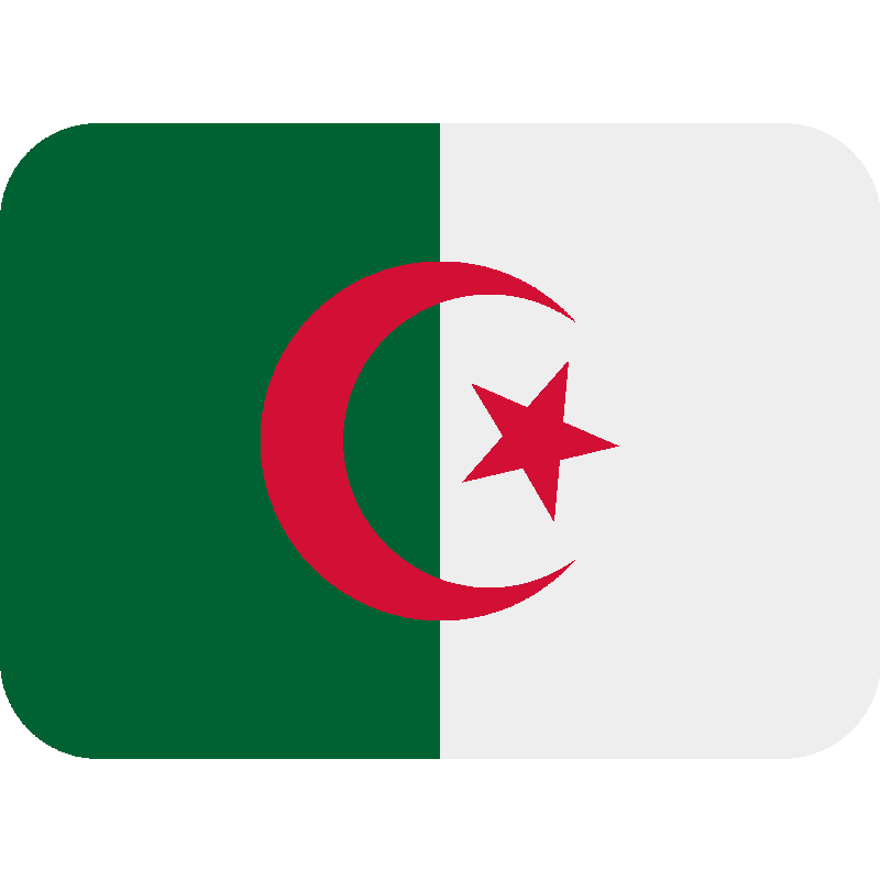 Sticker Flag: Algeria