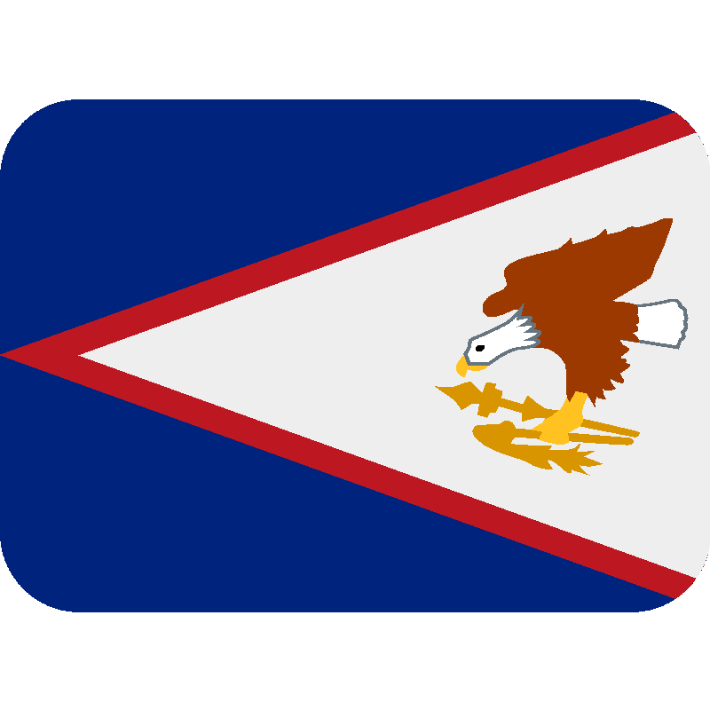 Sticker Flag: American Samoa
