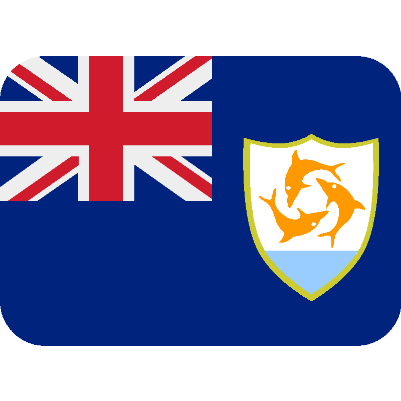 Sticker Flag: Anguilla