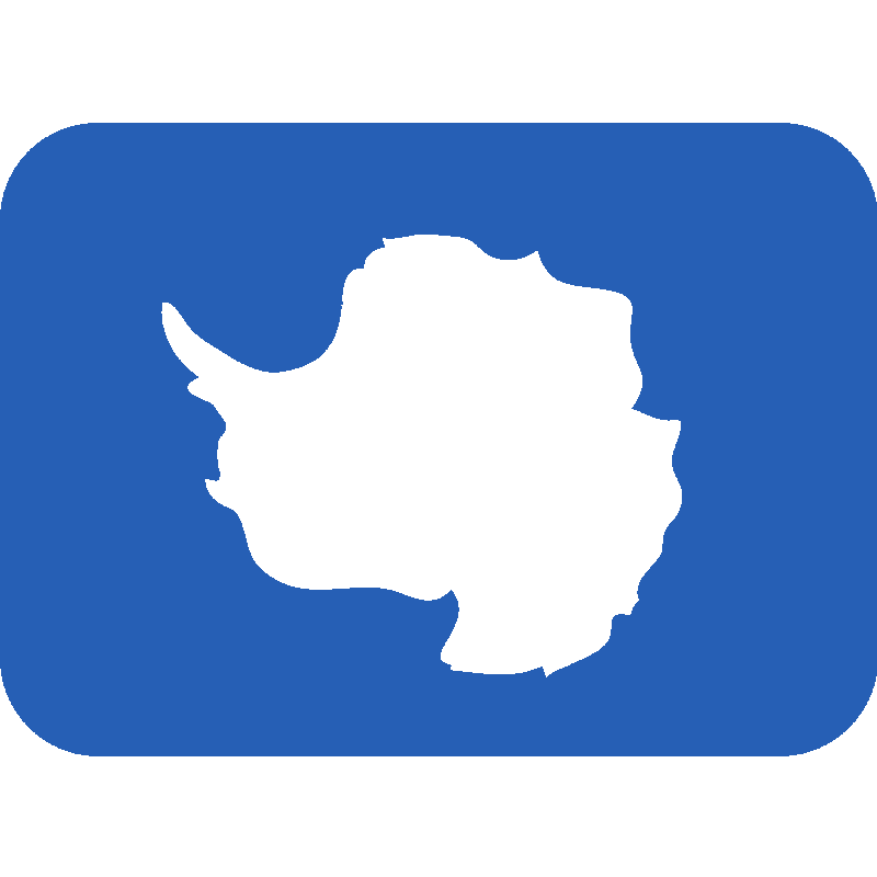 Sticker Flag: Antarctica