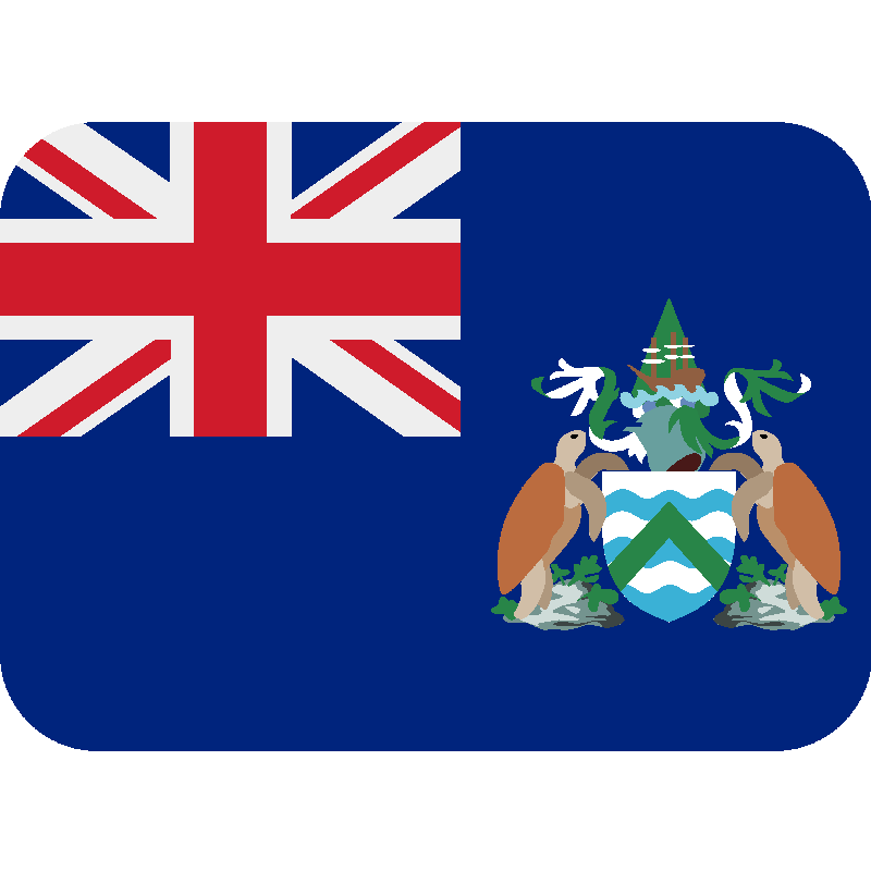 Sticker Flag: Ascension Island