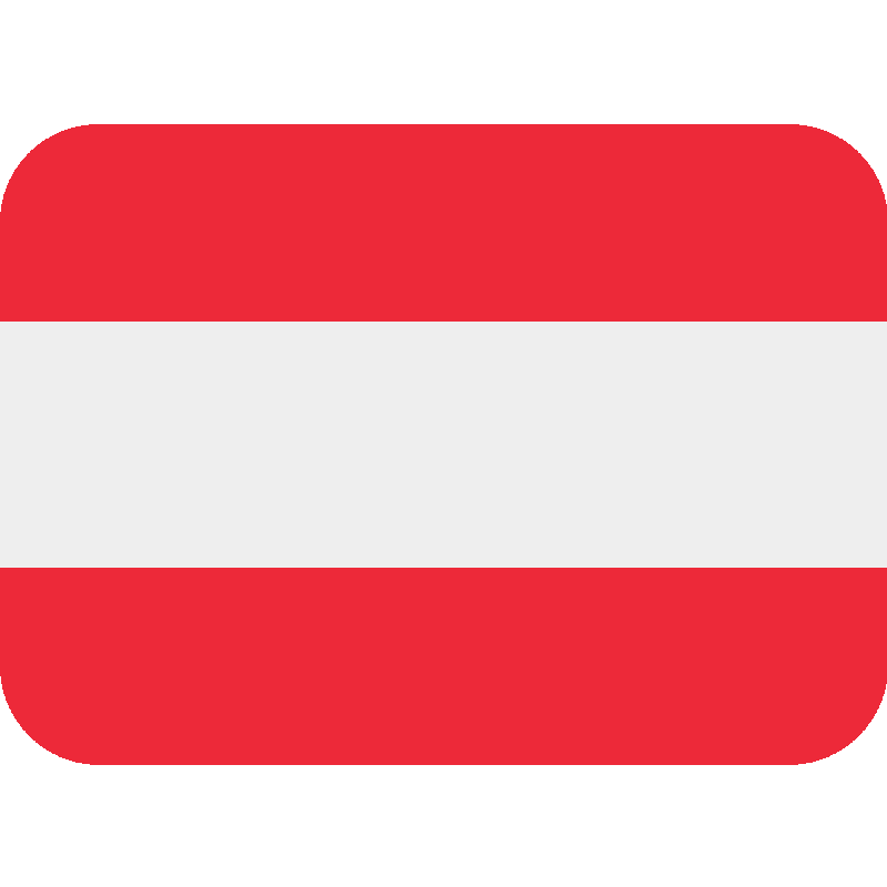 Sticker Flag: Austria