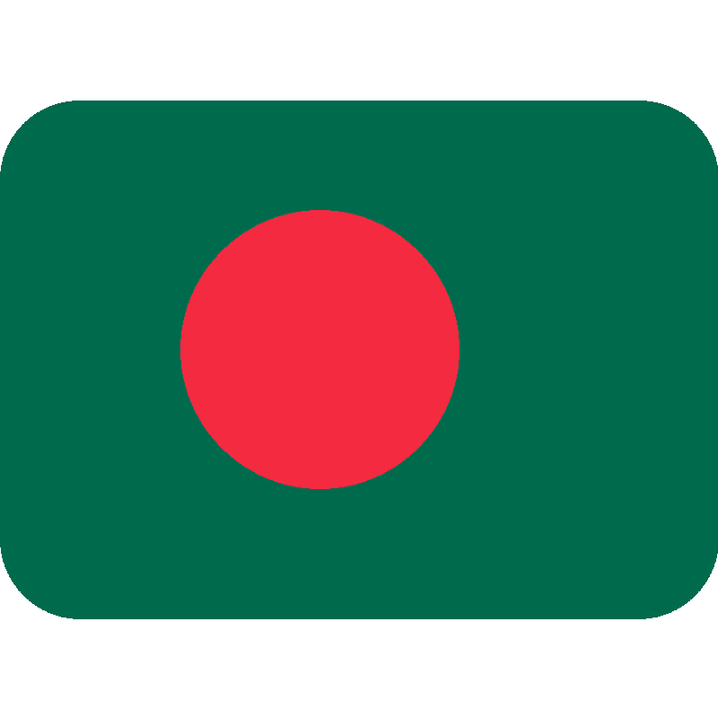 Sticker Flag: Bangladesh