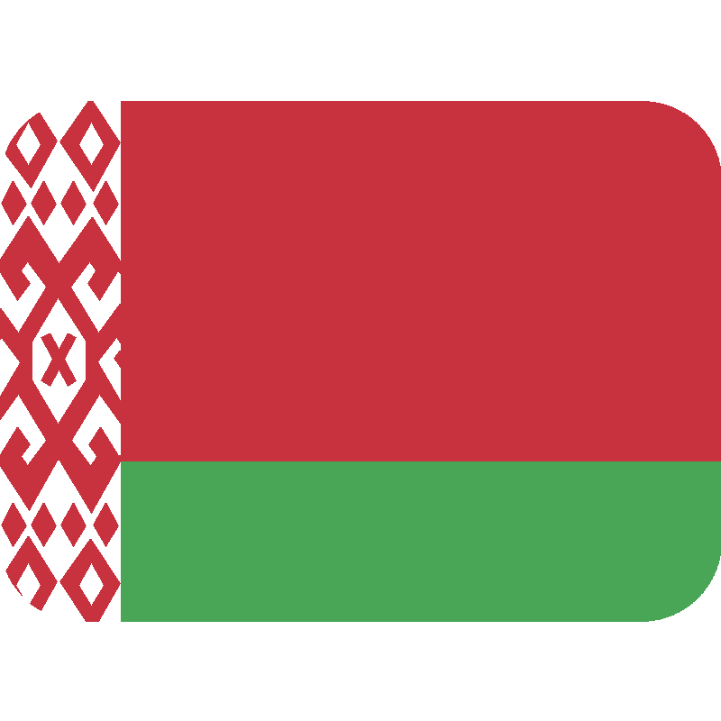Sticker Flag: Belarus