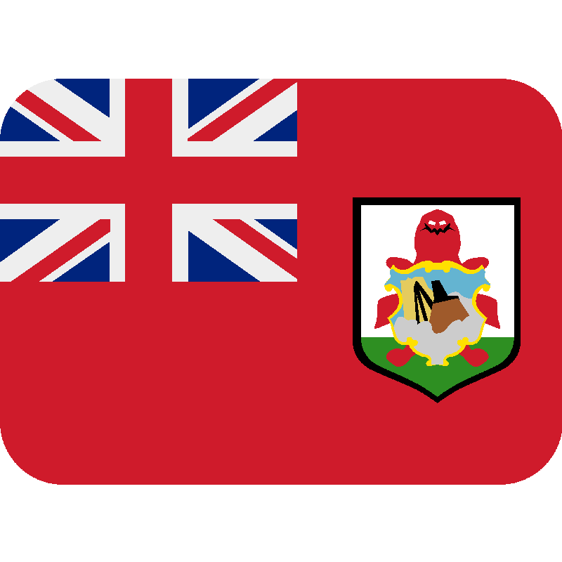 Sticker Flag: Bermuda