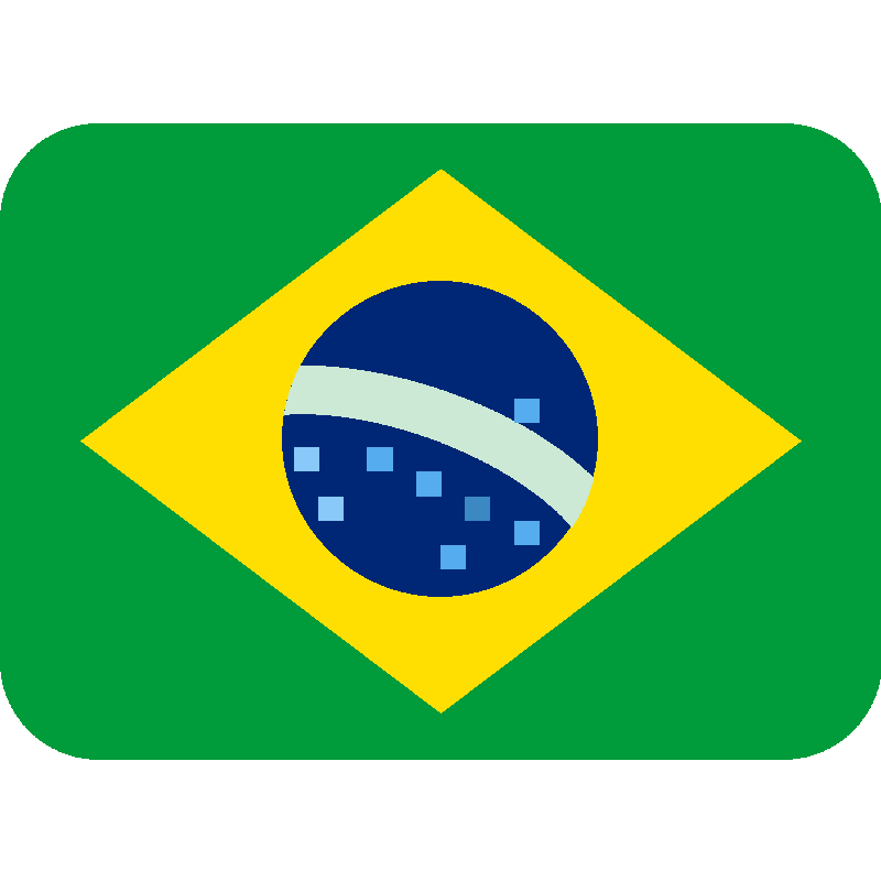 Sticker Flag: Brazil