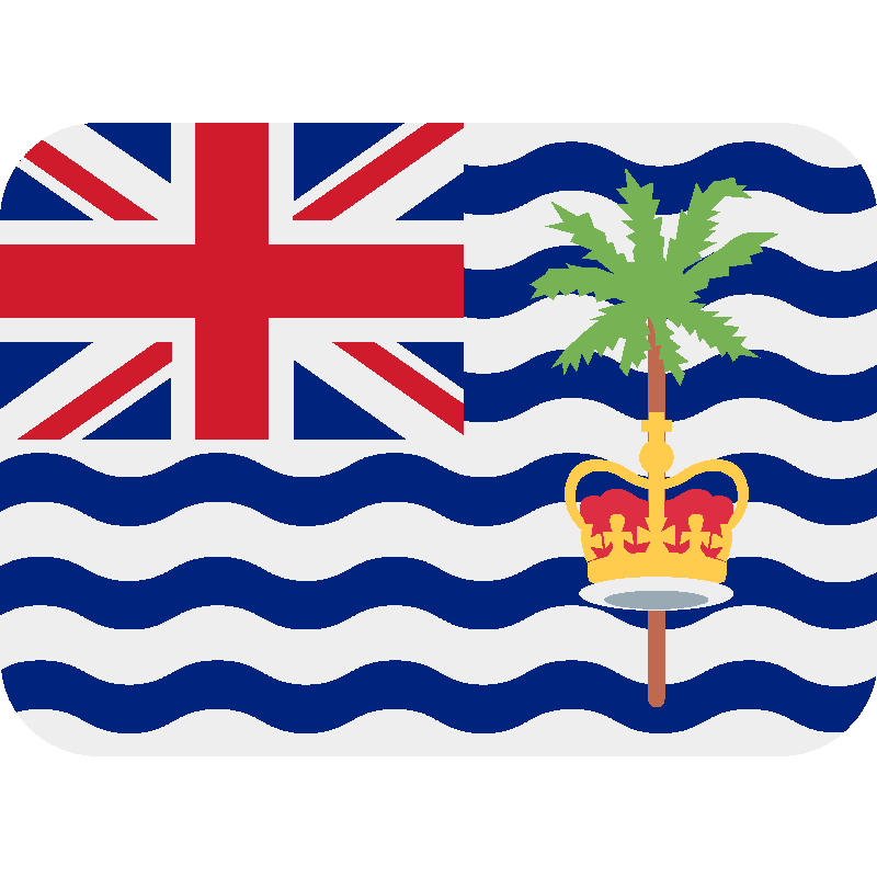 Sticker Flag: British Indian Ocean Territory