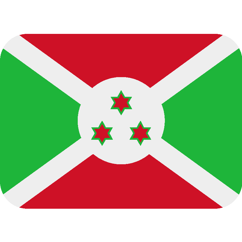 Sticker Flag: Burundi