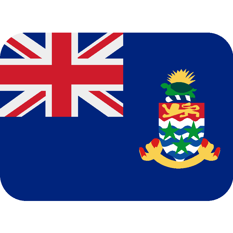 Sticker Flag: Cayman Islands