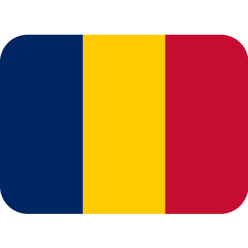 Sticker Flag: Chad