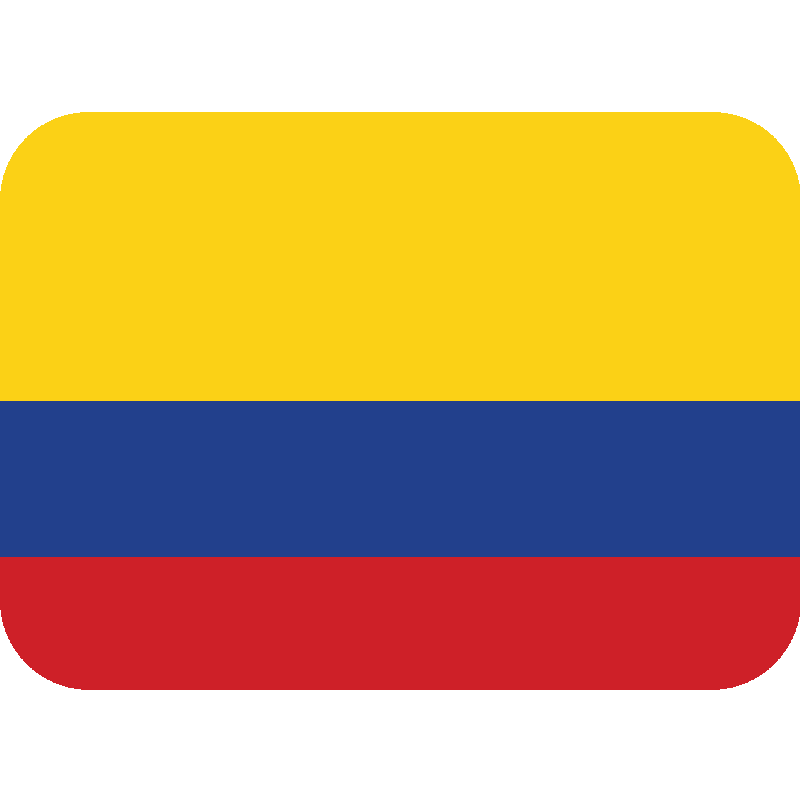 Sticker Flag: Colombia