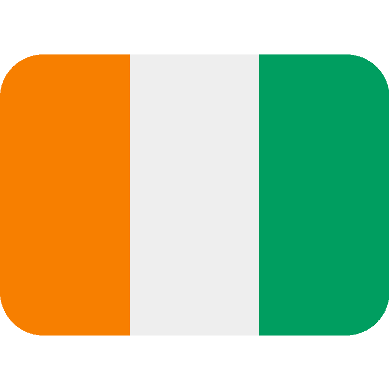 Sticker Flag: Côte D’Ivoire