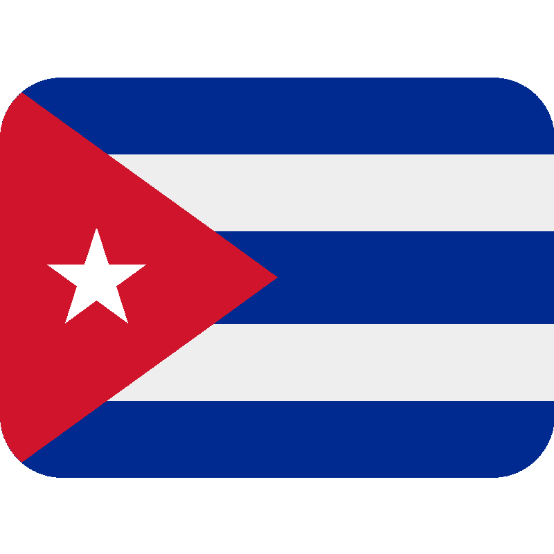 Sticker Flag: Cuba