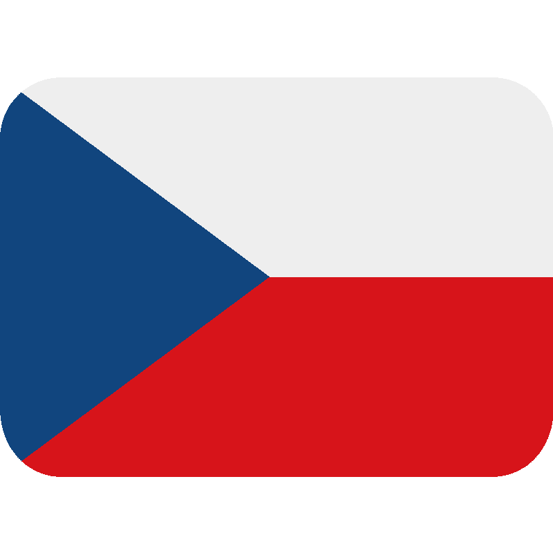 Sticker Flag: Czechia