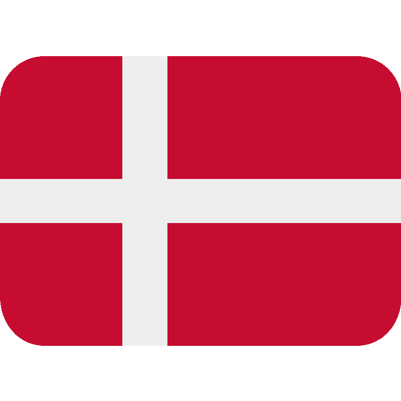 Sticker Flag: Denmark