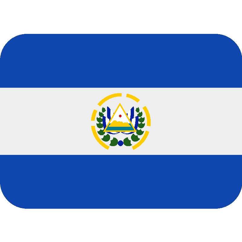 Sticker Flag: El Salvador