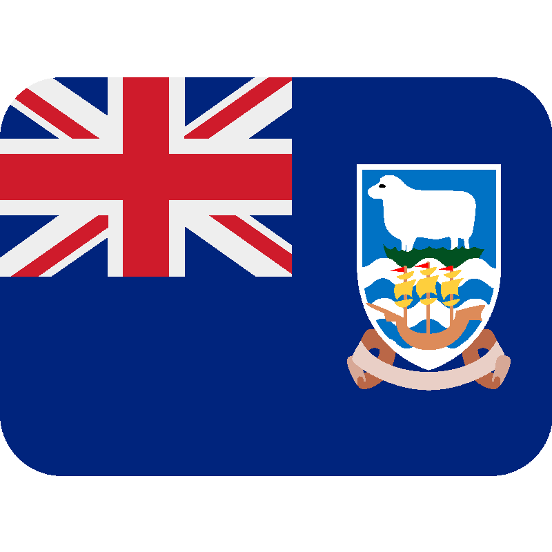 Sticker Flag: Falkland Islands