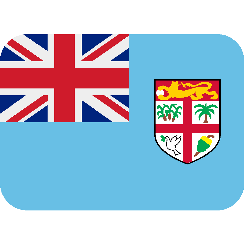 Sticker Flag: Fiji
