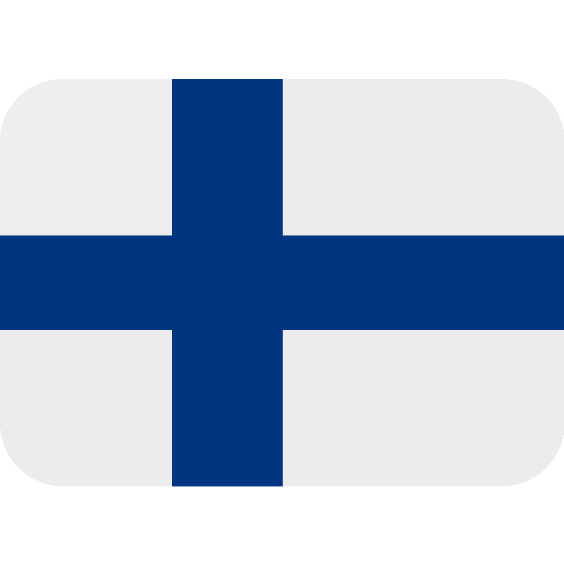 Sticker Flag: Finland