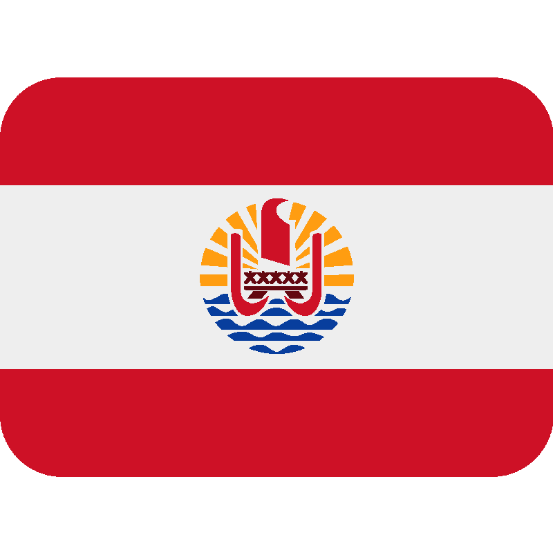 Sticker Flag: French Polynesia