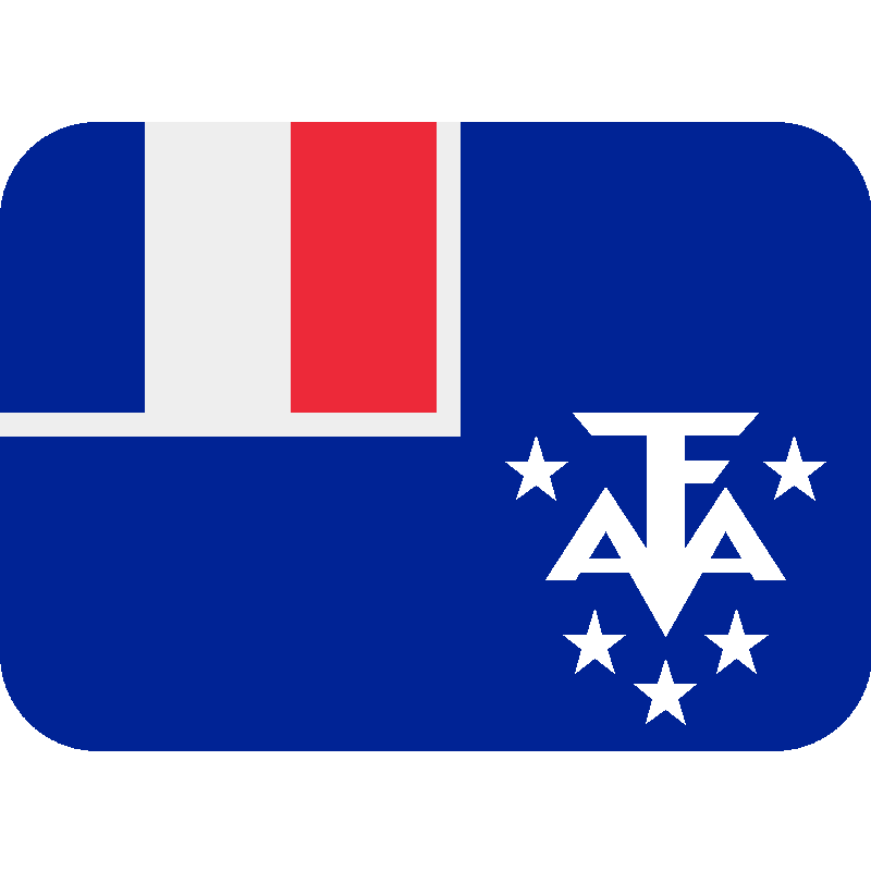 Sticker Flag: French Southern Territories