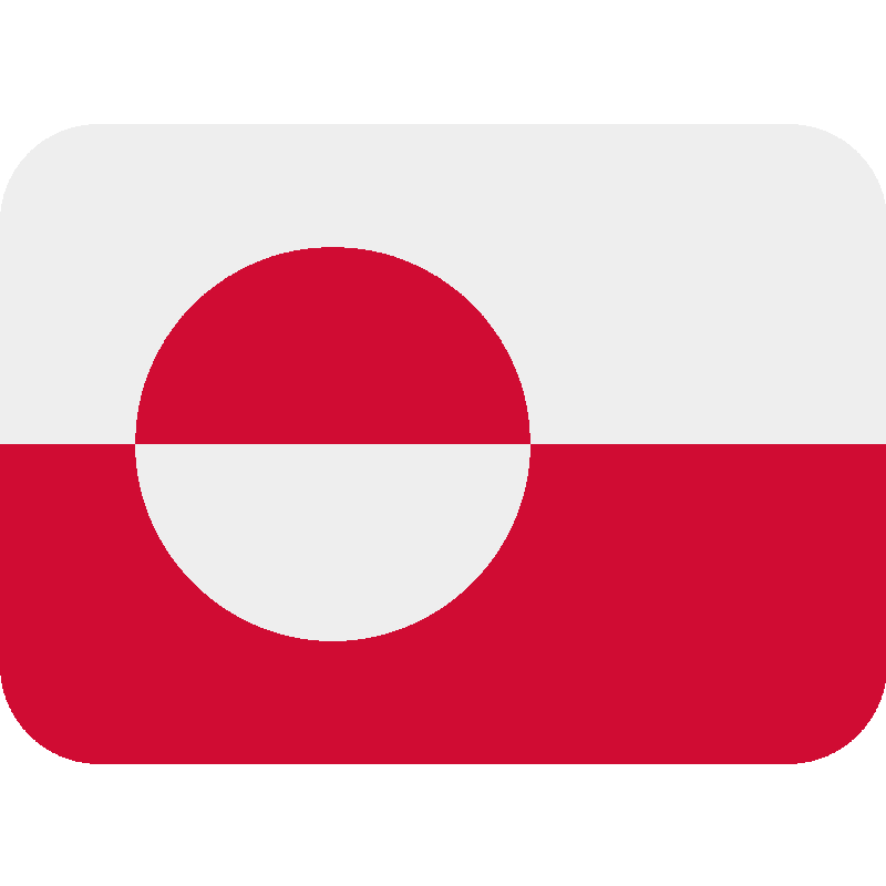 Sticker Flag: Greenland