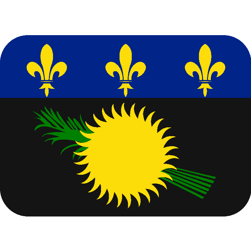 Sticker Flag: Guadeloupe
