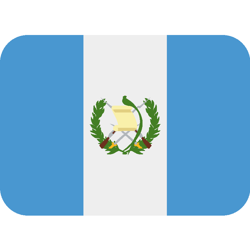 Sticker Flag: Guatemala