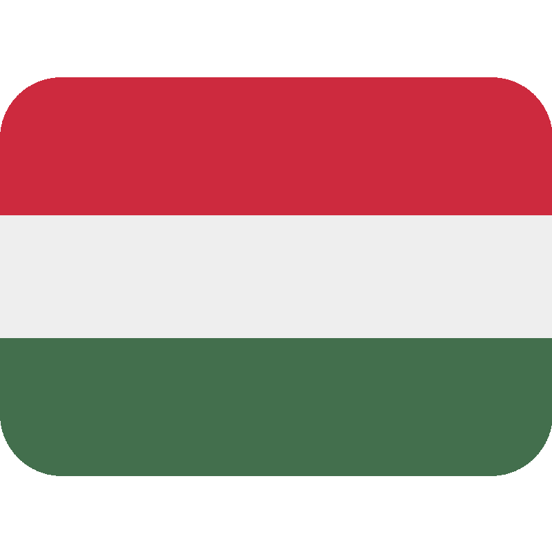 Sticker Flag: Hungary