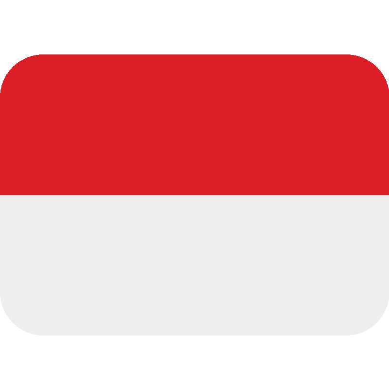 Sticker Flag: Indonesia