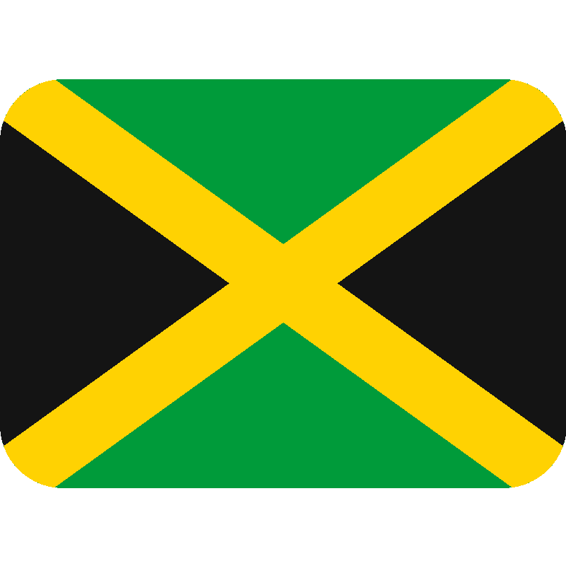 Sticker Flag: Jamaica