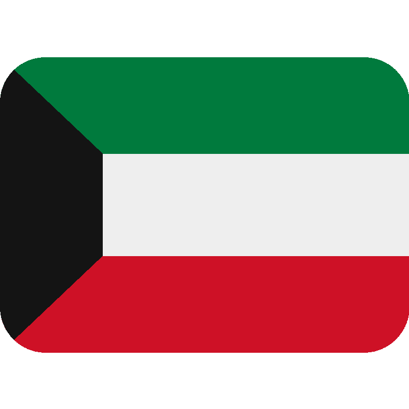Sticker Flag: Kuwait