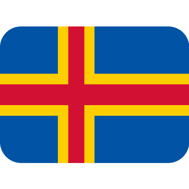 Sticker Flag: Åland Islands