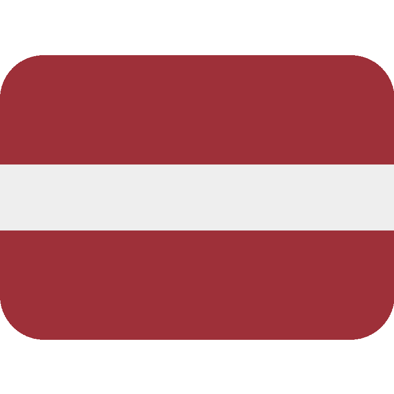 Sticker Flag: Latvia