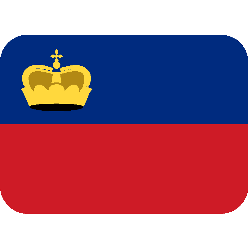 Sticker Flag: Liechtenstein