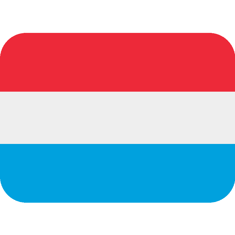 Sticker Flag: Luxembourg