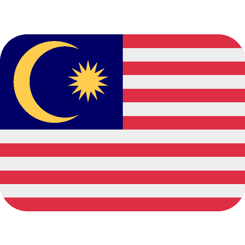 Sticker Flag: Malaysia