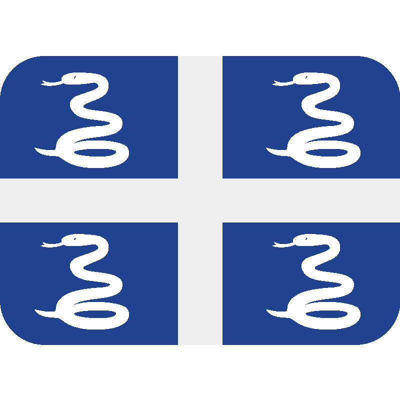 Sticker Flag: Martinique