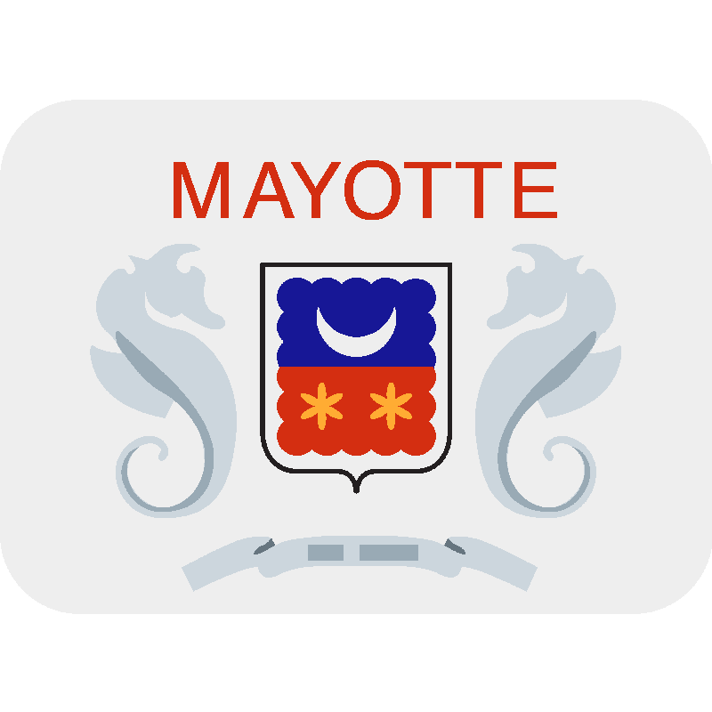Sticker Flag: Mayotte