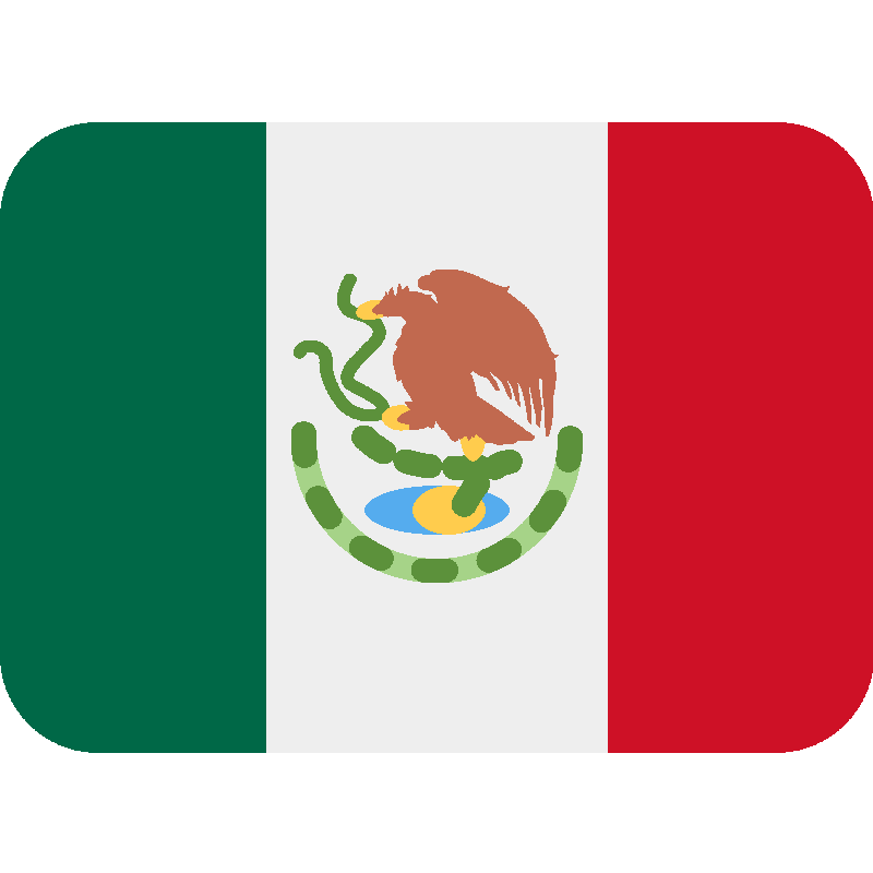 Sticker Flag: Mexico