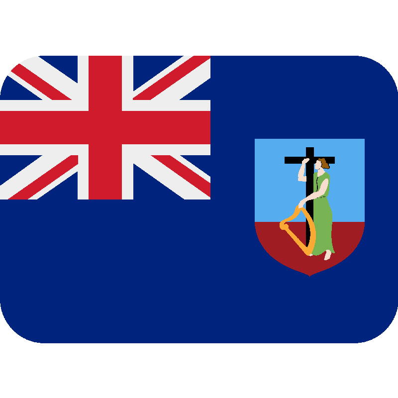Sticker Flag: Montserrat