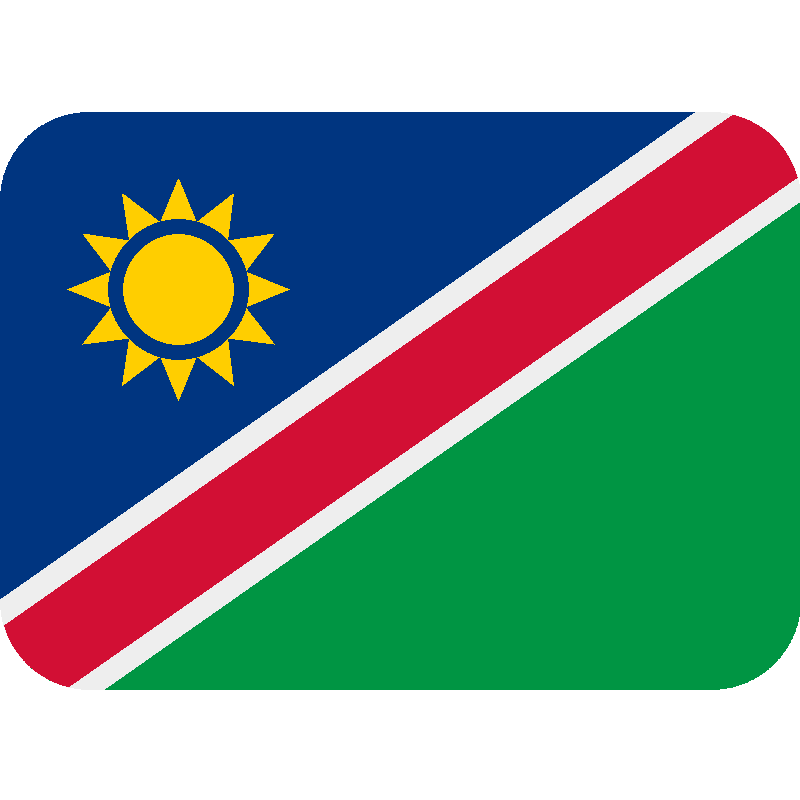 Sticker Flag: Namibia