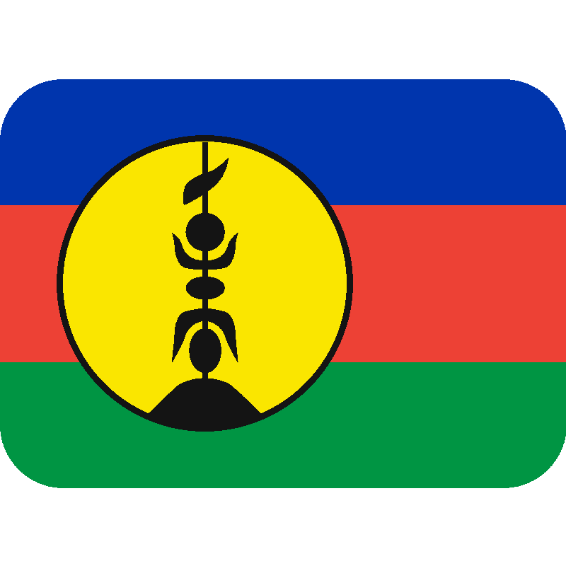 Sticker Flag: New Caledonia