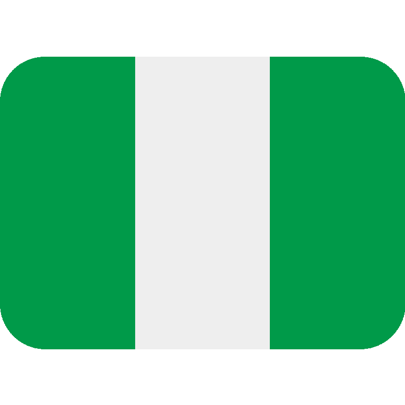 Sticker Flag: Nigeria