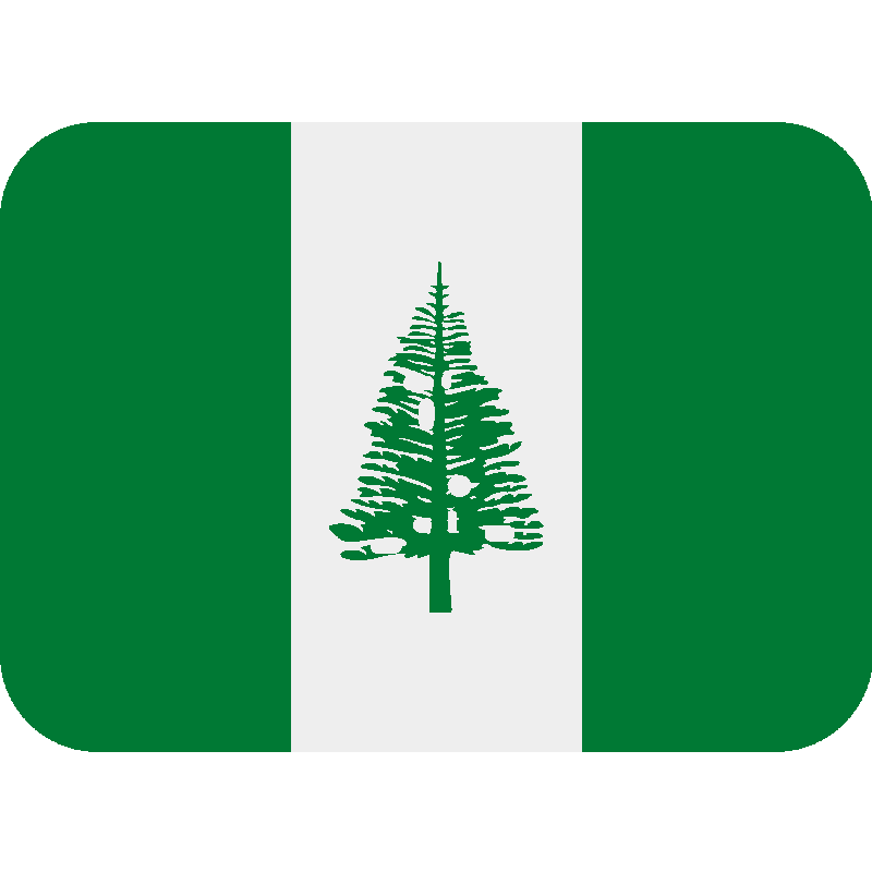 Sticker Flag: Norfolk Island