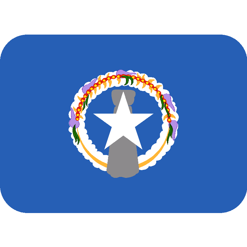 Sticker Flag: Northern Mariana Islands