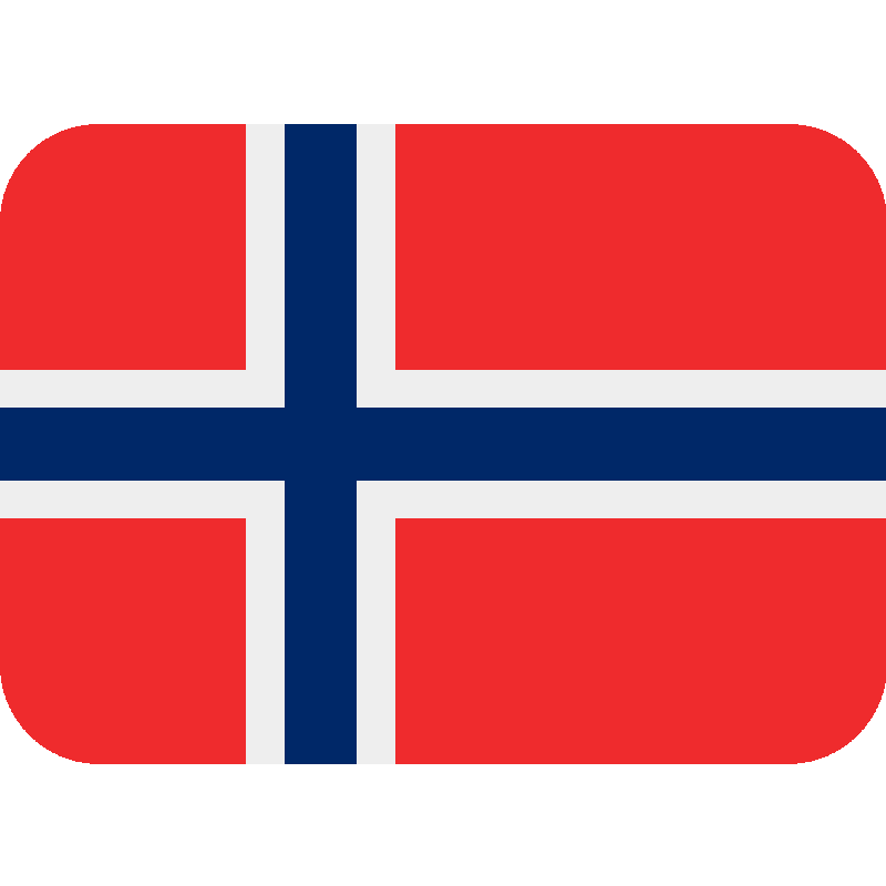 Sticker Flag: Norway